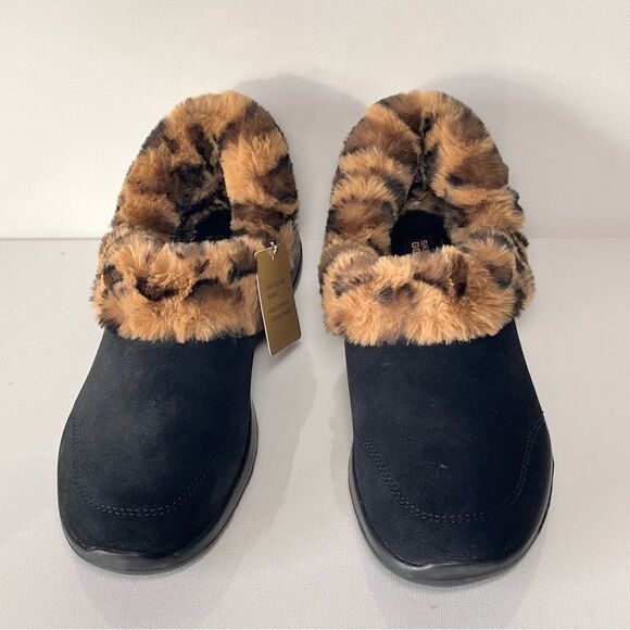 Skechers On-the-GO Joy Cozy Life Suede & Faux Fur Slip-Ons - Picture 4 of 8